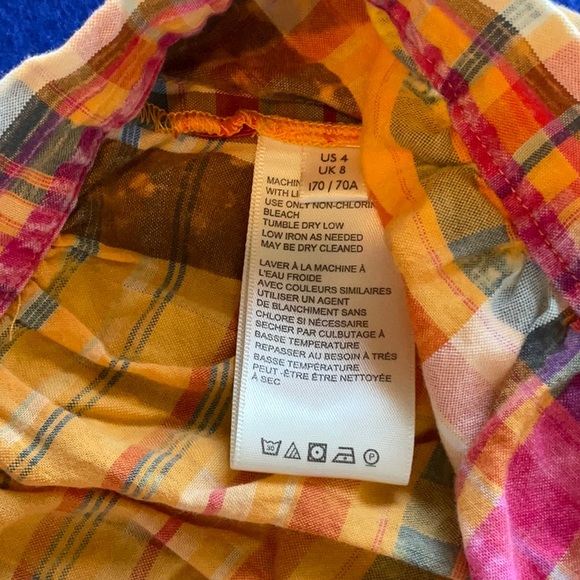 NWOT Free People Pink and Orange Cropped Corset Short Set in Size 4 - Picture 16 of 16